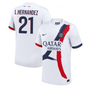 Paris Saint-Germain Lucas Hernandez #21 Replika Udebanetrøje 2024-25 Kortærmet